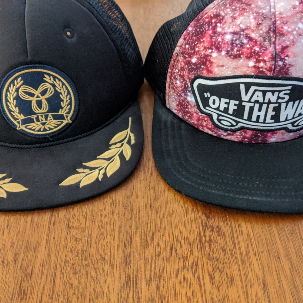 Vans and TNA flat cap